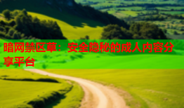 暗网禁区草：安全隐秘的成人内容分享平台