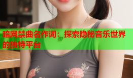 暗网禁曲名作词：探索隐秘音乐世界的独特平台