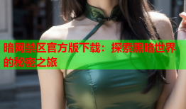 暗网禁区官方版下载：探索黑暗世界的秘密之旅