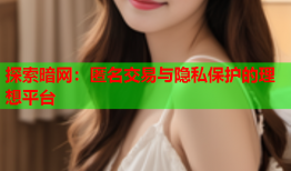 探索暗网：匿名交易与隐私保护的理想平台