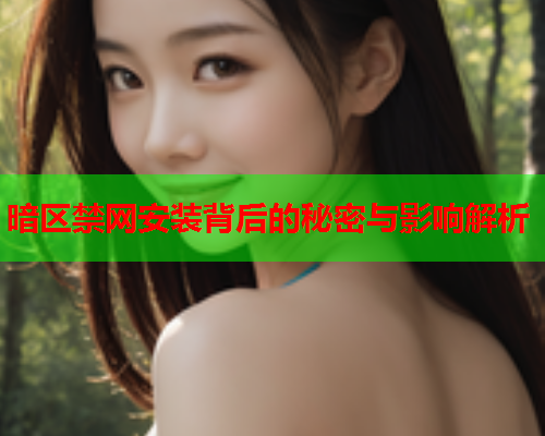 暗区禁网安装背后的秘密与影响解析