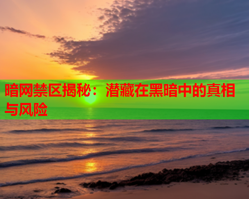 暗网禁区揭秘：潜藏在黑暗中的真相与风险