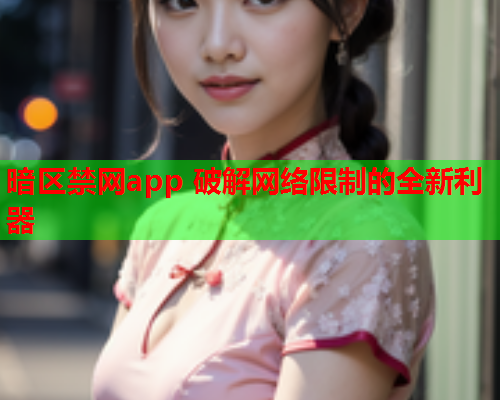 暗区禁网app 破解网络限制的全新利器