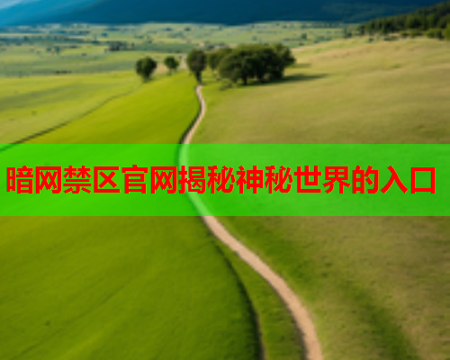 暗网禁区官网揭秘神秘世界的入口