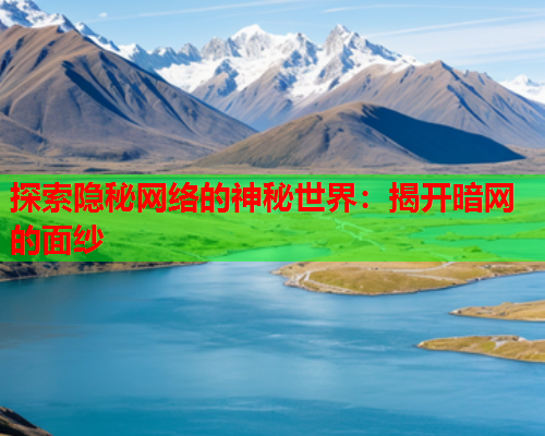 探索隐秘网络的神秘世界：揭开暗网的面纱