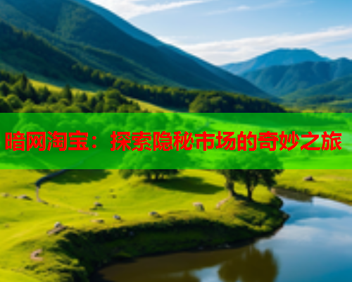 暗网淘宝：探索隐秘市场的奇妙之旅