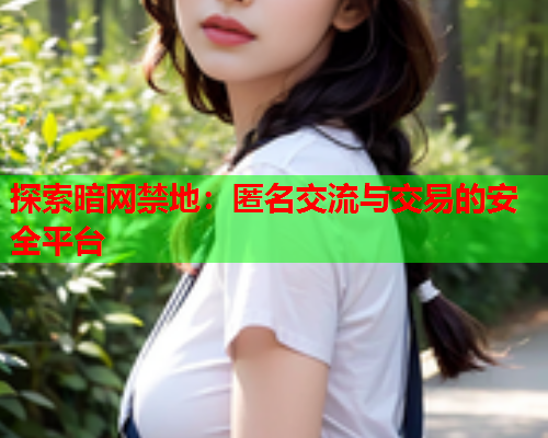 探索暗网禁地：匿名交流与交易的安全平台