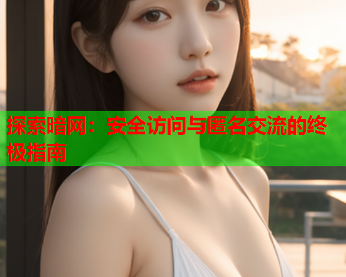探索暗网：安全访问与匿名交流的终极指南